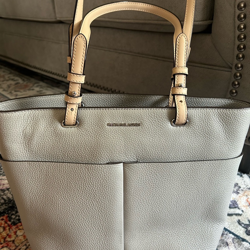Calvin Klein Gray and Tan Women's Bag